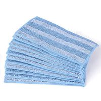 12 Pack Microfiber Mop Pads-Replacement Heads for Wet/Dry Mops Suitable for Hook and Loop Mop Heads Spray Mop RUILLSEN 9.5"