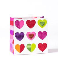 Papyrus Multicolor Hearts Medium Gift Bag