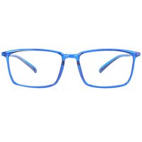 DUCO Blue Light Blocking Glasses Superlight Eyeglasses Frame Anti Blue Ray Computer Gaming Glasses 306 (Shine Blue)