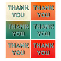 Quality Retro Assorted Thank You Cards With Envelopes For Men & Women. 48 Blank Thank You Note Cards For Weddings Bridal Shower Baby Shower Graduation Business