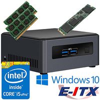 Intel NUC7I5DNHE 7th Gen Core i5 System (BOXNUC7I5DNHE), 16GB Dual Channel DDR4, 240GB M.2 SSD, Win 10 Pro Installed & Configured by E-ITX