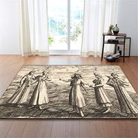 Modern Rugs, Living Room Carpet Bedroom Coffee Polyester Carpets, Minimalist Chinese Style Rug