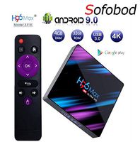 Sofobod H96MAX TV Box Android 9.0 4GB RAM 32GB ROM, HDIM 2.0, 4K, USB3.0, WiFi 2.4G/5G BT4.0 TV Box