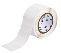 Brady THT-113-427-5 0.5" Width x 1" Height, B-427 Self-Laminating Vinyl, Matte Finish White/Translucent Thermal Transfer Printable Label (5000 per Roll)