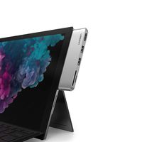 UGREEN Docking Station for Surface Pro 6 5 4, Aluminum USB 3.0 Hub Adapter 5 in 1 with Mini Displayport to HDMI 4K, Dual USB 3.0 Ports, SD TF Card Reader