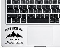 Rather be in The Mountains MacBook Laptop Vinyl Decal Sticker Car Sticker