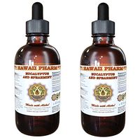 Eucalyptus and Spearmint Liquid Extract, Organic Eucalyptus (Eucalyptus globulus) and Spearmint (Mentha spicata) Tincture 2x2 oz
