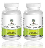 Simply Nature's Pure Alpha Lipoic Acid 600mg 120 Veggie Capsules RLA R-LA R-Lipoic S-Lipoic Highest Quality ALA, Better Bioavailability Also Known as Thioctic Acid - Pack of 2