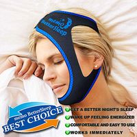 Memo BetterSleep Anti Snoring Chin Strap for Men and Women [2019 Upgrade Version] - Advanced Snoring Solution Scientifically Designed to Stop Snoring Naturally and Give You The Best Sleep of Your Life