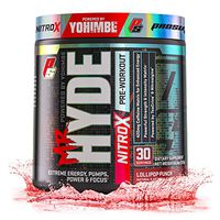 ProSupps® Mr. Hyde® NitroX Pre-Workout Powder Energy Drink - Intense Sustained Energy, Pumps & Focus with Beta Alanine, Creatine & Nitrosigine, (30 Servings, Lollipop Punch)