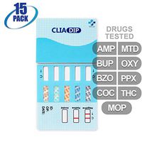 MiCare [15pk] - 9-Panel Urine Drug Test Card (AMP/BUP/BZO/COC/MOP/MTD/OXY/PPX/THC) #MI-WDOA-295