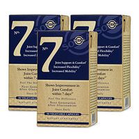 Solgar No. 7, 90 Vegetable Capsules - 3 Pack - Joint Support & Comfort - Increased Mobility & Flexibility - With Collagen & Turmeric - Non GMO, Gluten Free, Dairy Free - 90 Servings