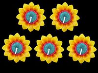Floating Sunflower Candles for Pool Asia SPA - Aromatherapy Relax Candle 10 Pieces Per Pack