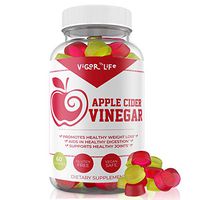 Vigor Life Apple Cider Vinegar Gummies - Unfiltered w/The Mother, Ginger Root Extract, and B Vitamins - Aid Weight Loss, Boost Metabolism, and Strengthen Immune System - 60 Count