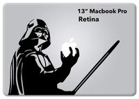 Star Wars Darth Vader Holding Apple Macbook Decal Vinyl Sticker Apple Mac Air Pro Retina Laptop sticker