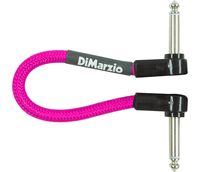DiMarzio Neon Overbraid Jumper Cable Pedal Coupler Pink 6 in.