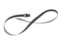 Slim FPV Flat HDMI Cable Mini male HDMI Straight to Standard HDMI Full HDMI Normal HDMI Straight HDMI male for rig gimbal Canon 5D3 5D2, panasonic lumix GH3 GH2, sony nex 5N 5T 5R 7N 5CM Black (100CM)