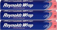 Reynolds Wrap Standard Aluminum Foil, 75 Square Feet, 3 Pack