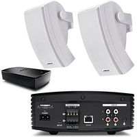 Bose SoundTouch SA-5 Bluetooth & WiFi Enabled Amplifier w/251 SE Outdoor Speaker System (Pair) White