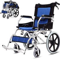 CHENJIU Strong and Sturdy Wheelchair with Desk-Length Arms and Swing-Away Leg Rests for Easy Transfers,18” x 17" Seat