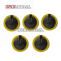 Occus 5pack New LIR2450 3.6V 120mah Button Rechargeable Lithium Batteries Battery 2450 Charging Li-ion Battery with DIP2 Leg feet - (Cable Length: As Photo)