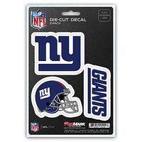 NFL New York Giants Team Decal, 3-Pack