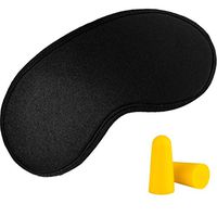 Sleep mask Sleeping mask for Women Men Eye mask for Sleeping (Black)