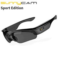 SunnyCam 1080p HD Covert Video Recording Eyewear Sunglasses with Wide Angle Lense - Sport Edition