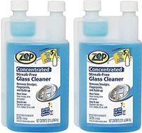 Zep Ultra Concentrated Streak-Free Glass Cleaner 32 oz (Pack of 2) - Up to 32 Refills!