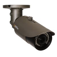 Q-See QTN8043B 4MP/1080p HD Varifocal Bullet Security Camera with 165' Night Vision (Grey)