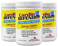 Cardio Defender 3 Pack - Cardio Heart Health - L-Arginine Supplement with 5,200mg L-Arginine & 1,200mg L-Citrulline - Heart Health Drink Mix - Supports Blood Pressure, Cholesterol & Energy