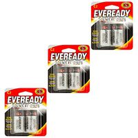 6 Pack, Eveready Silver C Batteries Premium Alkaline Carded Fresh C2 x3 Exp:2024