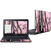 Mightyskins Skin Compatible with Samsung Chromebook 3 11.6" - Pink Tree Camo | Protective, Durable, and Unique Vinyl Decal Wrap Cover | Easy to Apply, Remove, and Change Styles | Made in The USA