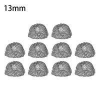 10Pcs Tobacco Smoking Pipe Metal Filter Screen Steel Mesh Rimmed Dome Bong Shake