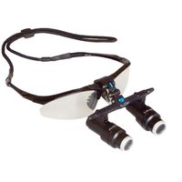 Dental Surgical Binocular Loupes Magnifying Glasses Adjustment Goggles Frame for Professional Dental Surgical Loupes, FDA Approved (5X Magnifier)