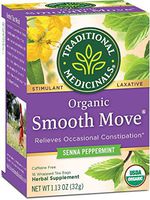 TRADITIONAL MEDICINALS Smooth Move Peppermint, 16 Count (3 Pack)