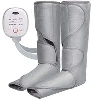 iVOLCONN Leg Massager with Heat for Circulation and Relaxation Foot Massager Leg Wraps with Handheld Controller 3 Intensities and 6 Modes