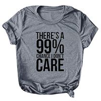 Xia&Han Womens Knot Front Short Sleeve Printed Top Loose Tees Scoop Neck Blouses Casual T-Shirt Tunic Dark Gray