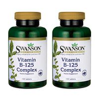 Swanson Vitamin B-125 Complex 100 Tabs (2 Pack)