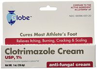 (5 Pack) Clotrimazole Antifungal Cream 1% USP 1.0 oz Compare to Lotrimin Active Ingredient