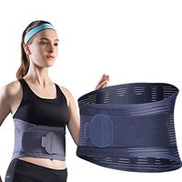 Tcare Lower Back Brace Support Pain Relief Belt – Protects & Relieves Back Pain Stabilizing Lumbar with Breathable Mesh Panels - Waist Support Brace Belt for Men Women (S)
