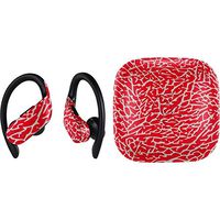 Skinit Decal Audio Skin for PowerBeats Pro - Originally Designed Elephant Print Red Design