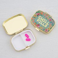 Natural Life Pill Case/Vitamins Organizer Pill Box-Chill Pills