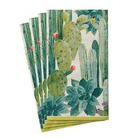 Caspari Culiko Paper Guest Towel Napkins, Four Packs of 15