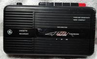 GE Compact Cassette Recorder 3-5301S (Black)