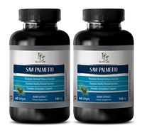 Prostate Natural Supplement - Saw Palmetto Berry Extract 160Mg - Supplements Prostate - 2 Bottle 120 Softgels