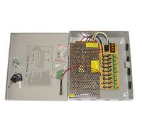 BW 9CH Output 12 V DC CCTV Distributed Power Supply Box for Security Camera with Lock - White