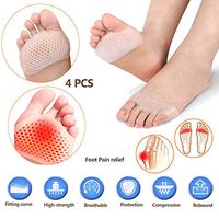 Ball of Foot Cushions-Metatarsal Pads Mortons Neuroma Pads Metatarsal Pads for Men Ball of Foot for Foot Pain Relief-Metatarsal Pads for Women Foot Pain Forefoot pad Gel Forefoot cushionrelief-4pcs