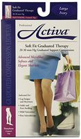 Activa Soft Fit 20-30 mmHg Panty Hose, Ivory, Large