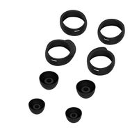 Ackful8 Pieces Silicone Earbud Cover Tips Replacement Ear Gels Buds Compatible with Samsung Galaxy Buds (Black)